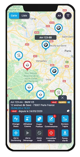 Application mobile CarLocate